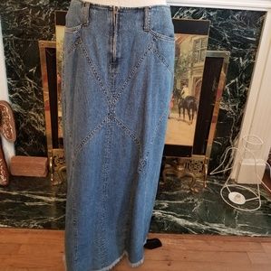 Cambridge Dry Goods Co. Jean skirt 10